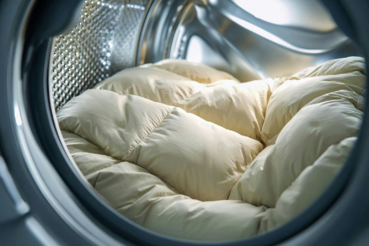 Il metodo per lavare il piumone ingombrante anche se la tua lavatrice è troppo piccola