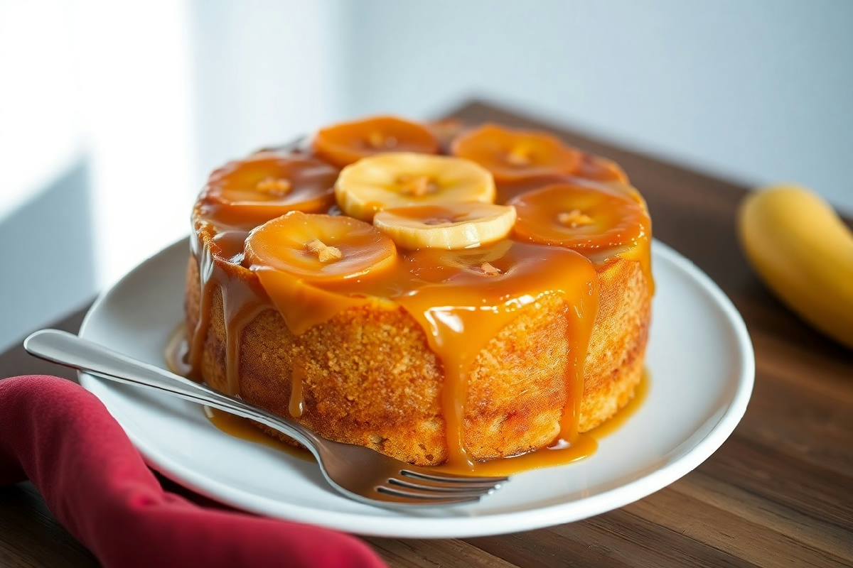 Torta rovesciata alle banane: un dessert semplice che fa innamorare anche i palati più esigenti